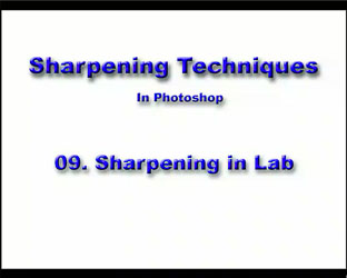 09 Lab Sharpening In Photoshop
