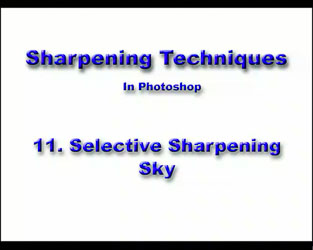 11 Selective Sky Sharpening